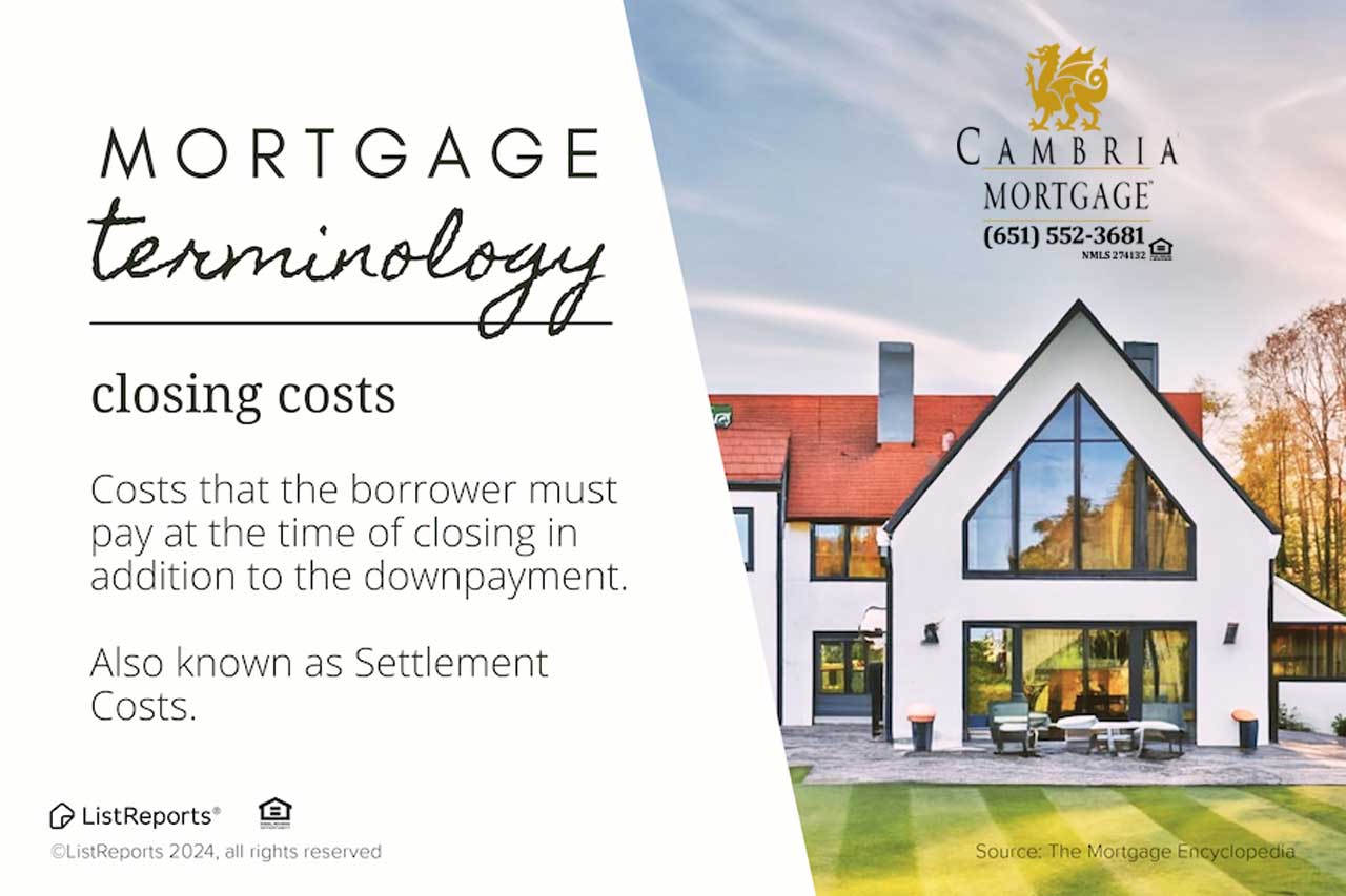 What are mortgage closing costs?